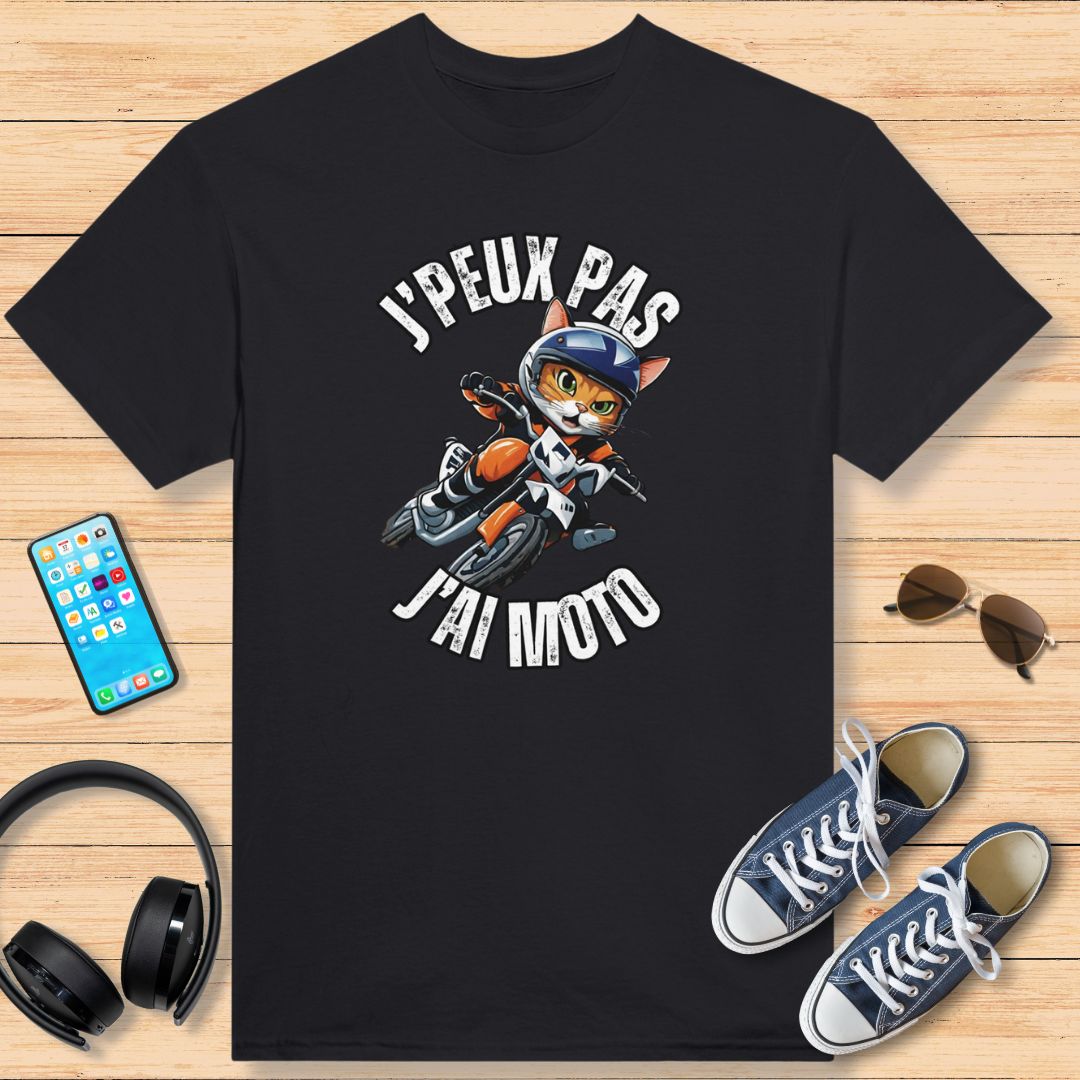 J'Peux Pas J'ai Moto T-shirt Noir