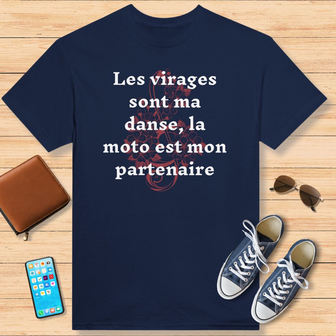 Les Virages Danse T-Shirt Navy