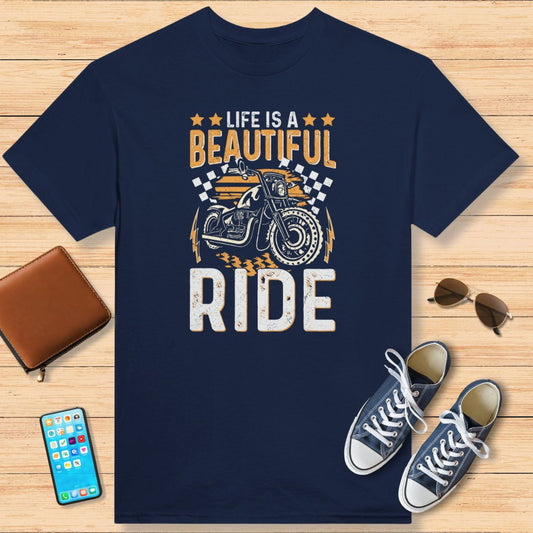 Beautiful Ride T-Shirt Navy