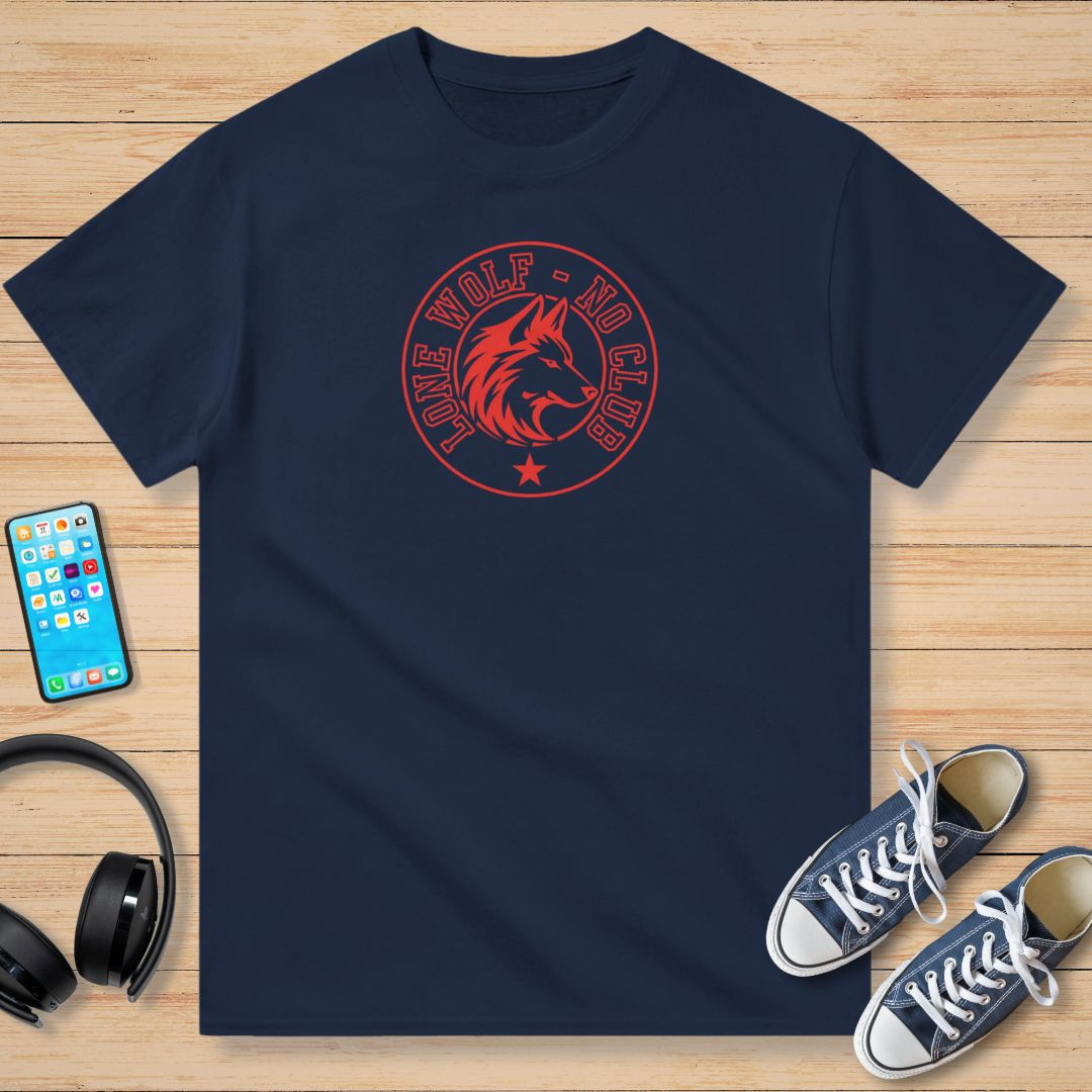 Lone Wolf T-Shirt Marine