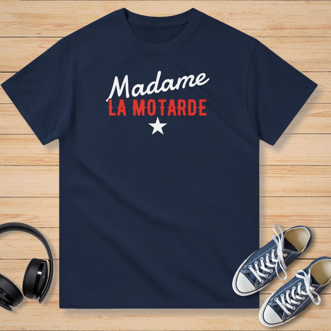 Madame La Motarde T-Shirt Marine