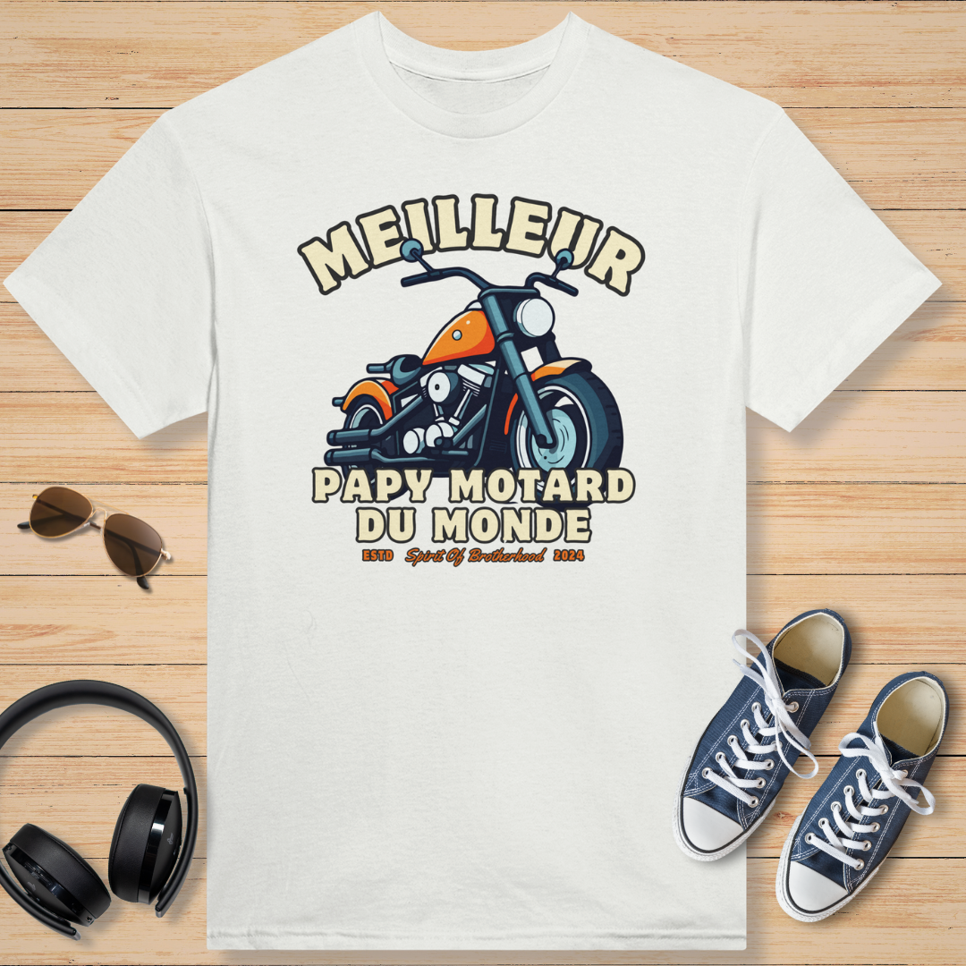 Meilleur Papy T-Shirt Blanc