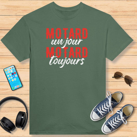 Motard Toujours T-Shirt Military Green