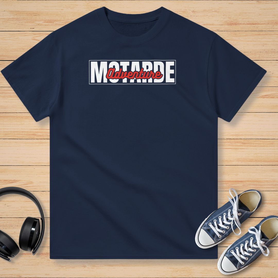 Motarde Adventure T-Shirt Marine