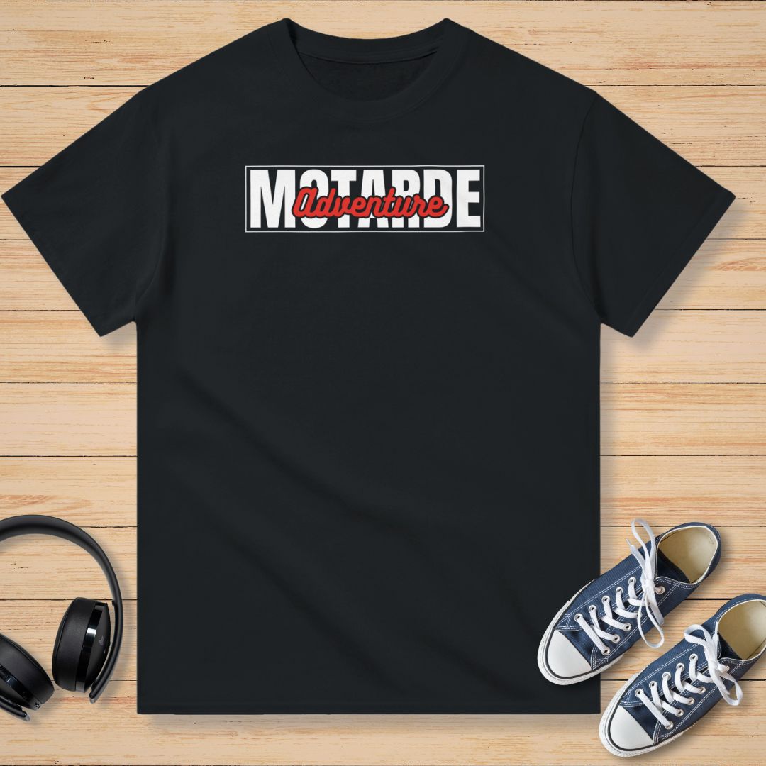 Motarde Adventure T-Shirt Noir