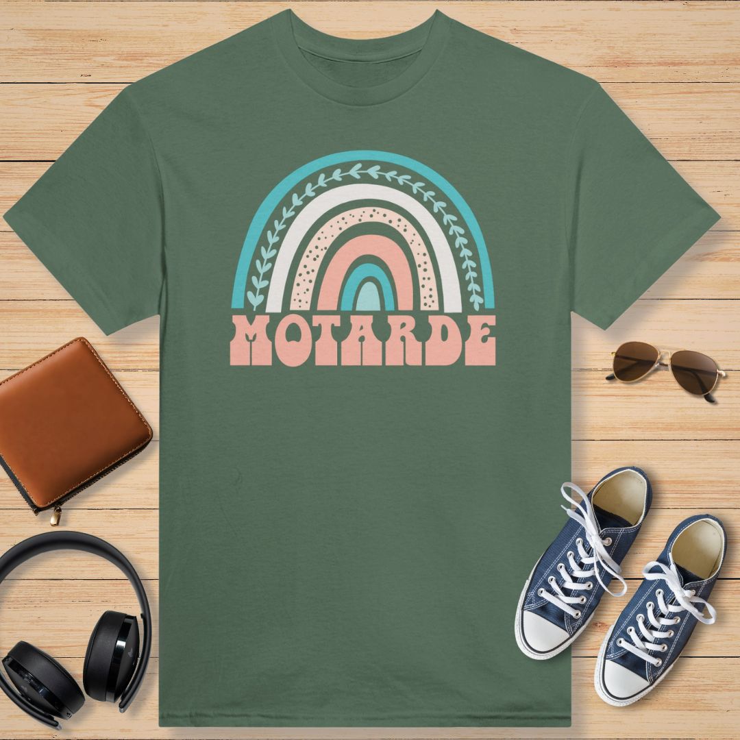 Motarde Arc-en-Ciel T-Shirt Military Green