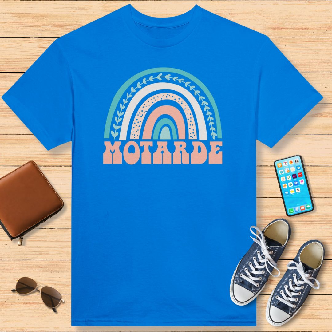 Motarde Arc-en-Ciel T-Shirt Royal