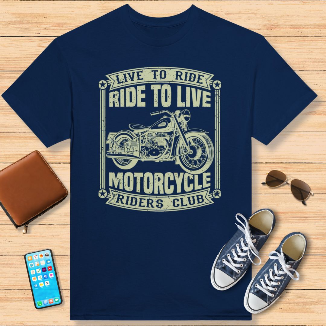 Riders Club T-Shirt Navy