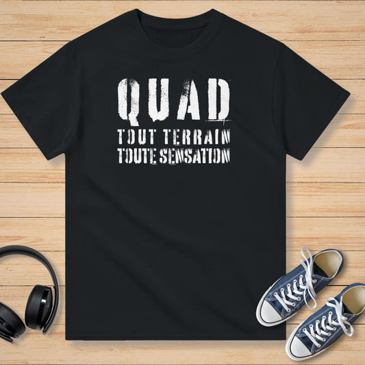 Quad Terrain T-Shirt Noir
