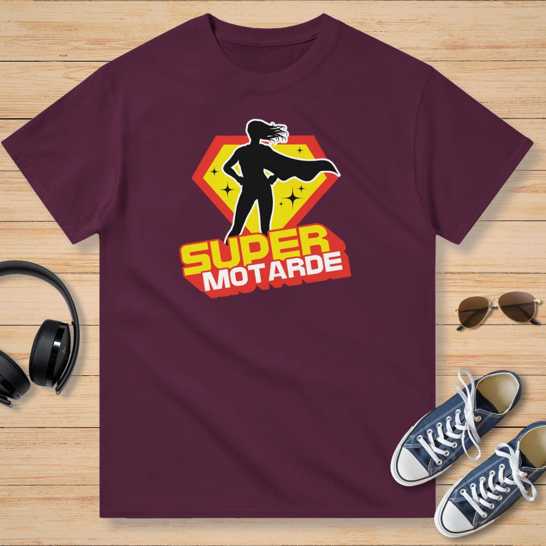 Super Motarde T-Shirt Bordeaux