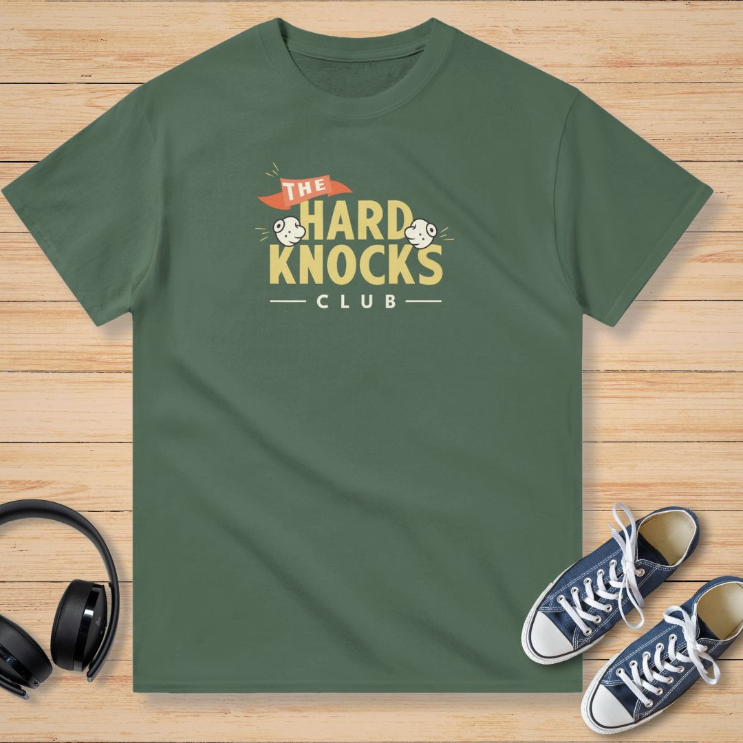 The Hard Knocks Club T-Shirt Vert militaire