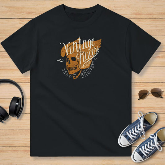 Vintage Racers Moto T-Shirt Black