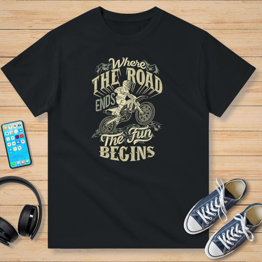 The Road Ends T-Shirt Black
