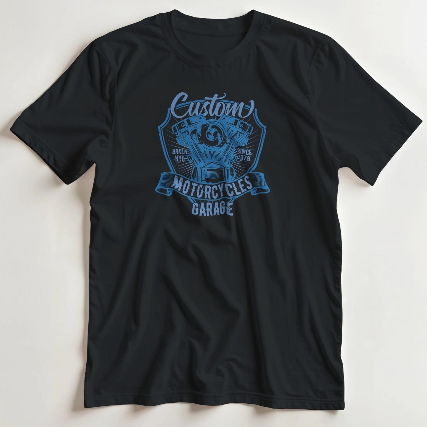 T-shirt en coupe unisexe et 100% coton en Noir M imprimé avec un design NYC 1978 T-Shirt .