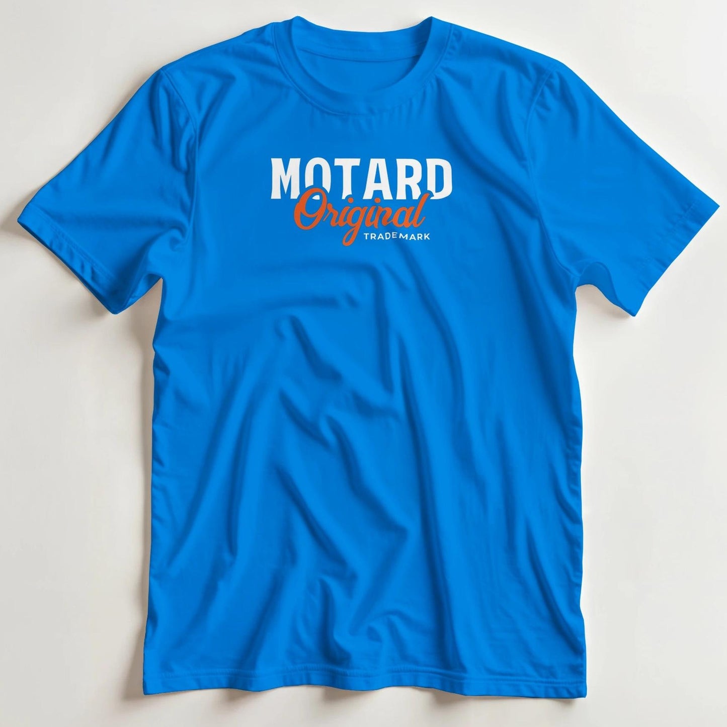 T-shirt en coupe unisexe et 100% coton en Royal S imprimé avec un design Original Trademark T-Shirt .