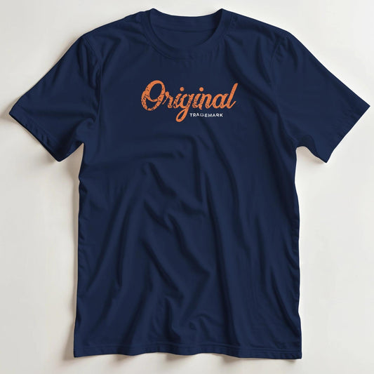 T-shirt en coupe unisexe et 100% coton en Marine imprimé avec un design Original T-Shirt .
