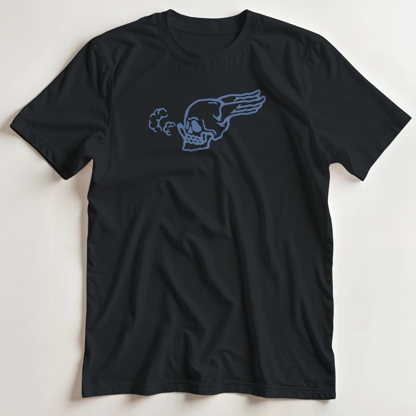 T-shirt en coupe unisexe et 100% coton en Noir imprimé avec un design Smoking T-Shirt .