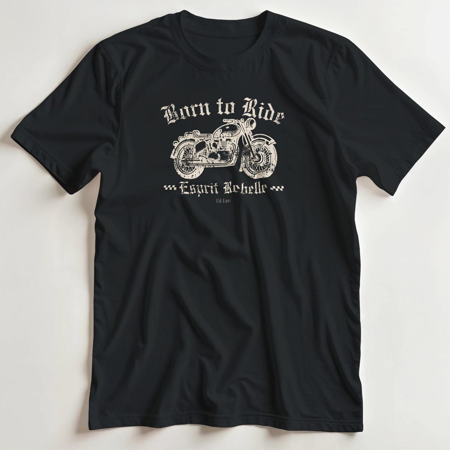 T-shirt en coupe unisexe et 100% coton en Noir XL imprimé avec un design Rebelle T-Shirt .